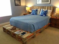 Base para cama elaborada con palets